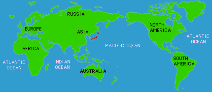 world map